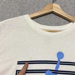 Jordan Shirt Mens XL White Blue Jumpman Logo Graphic Basketball Tee Cotton