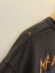 Vintage Def Leppard Shirt, real merch from 90s Florida concert, Free Shipping