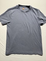 Common People Men’s Short Sleeve T-Shirt M Gray Knit Crew Neck Logo