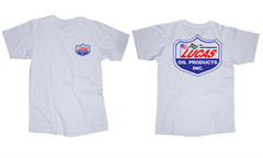 Lucas oil logo White or Black t-shirt Racing