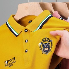 Nueva Camisa Polo Bordada De Manga Corta Para Hombre, Informal De Negocios