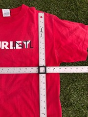 Hurly Intl International Y2K Surf Skate Mens Vintage T Shirt Red Medium