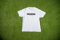 Diamond Supply Co T Shirt Brand Logo White Size Large