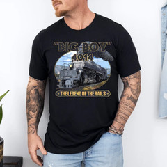 Big Boy 4014 Vintage Steam Locomotive Railroad Train Engine T-Shirt