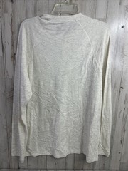 Faherty Henley Mens Shirt Size Large Cream/ivory Long Sleeve Cloud Cotton