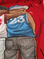 Michael Jordan Kobe Bryant LeBron James XL Launder Legendary All Over Print RARE