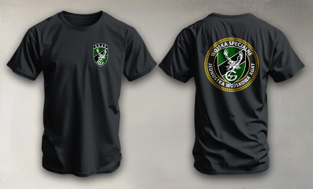 Jednostka Wojskowa JWK AGAT Poland Special Forces Polish Army Military T-Shirt