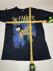 Y2K In Flames T Shirt S Heavy Metal Rock Band 2008 Alex Pardee Graphic Swedish