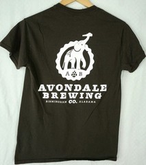 AVONDALE BREWING COMPANY T SHIRT TEE BROWN BIRMINGHAM ALABAMA AL SIZE S SMALL