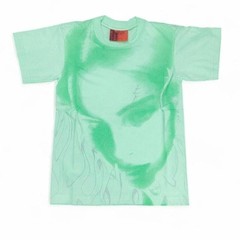 Ultra Rare Billie Eilish Photo Booth Fire SAMPLE Shirt Green Blohsh Small