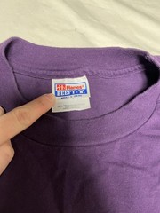 Vintage Gatlinburg Shirt Mens Large Purple Work Sucks Mountains Hanes 90s