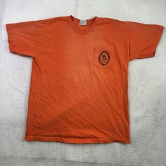 Bayside Union Local 797 OPCMIA Las Vegas Orange SS Graphic Shirt Men’s XL Faded