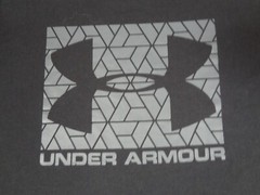 UNDER ARMOUR UA LOGO ON FRONT BLACK SMALL LOOSE FIT ATHLETIC T-SHIRT H1686