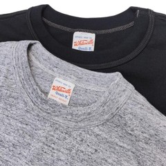 WHITESVILLE 2-PACK T-SHIRT – White, Black, Navy, Gray [ WV73544 ] Made in Japan