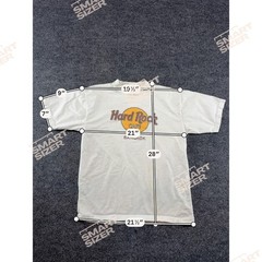 Hard Rock Cafe Bangkok Shirt Mens XL White Logo Tourist Souvenir Tee Thailand
