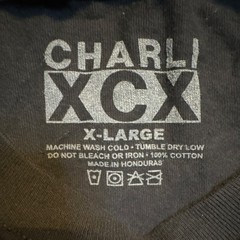 Charli XCX Party Girl Black Graphic Print Tee Shirt Men’s XL Cotton Crew Neck