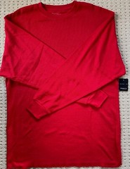 Men Thermal Long Sleeve Shirts Medium Weight Plain Crew Neck Galaxy Harvic New