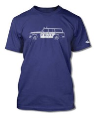 Volvo P220 Station Wagon Swedish Polis police 1962 – 69 T-Shirt – Men – Side Vie