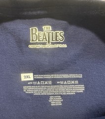 The Beatles Rubber Soul Adult 2XL Blue T-Shirt