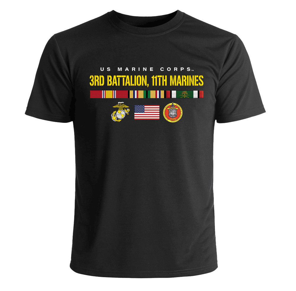 US Marine Corps 3rd Battalion, 11th Marines Desert Storm Veteran T-Shirt