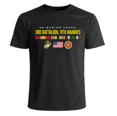 US Marine Corps 3rd Battalion, 11th Marines Desert Storm Veteran T-Shirt
