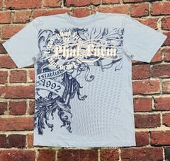 Vintage Y2K Phat Farm T-Shirt Cyber Grunge Hip Hop Streetwear Baby Blue Men’s L