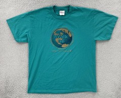 Vintage Hanes Heavyweight 50/50 Men’s L Green T Shirt 1996 Walk In Any Language