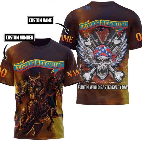 Molly Hatchet Flirtin With Disaster Every Day 3D T-shirt S to 5XL BA601