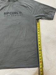 Rip Curl Men’s Large Gray Surf Ocean Beach Relaxed Fit Rashguard UPF 50+