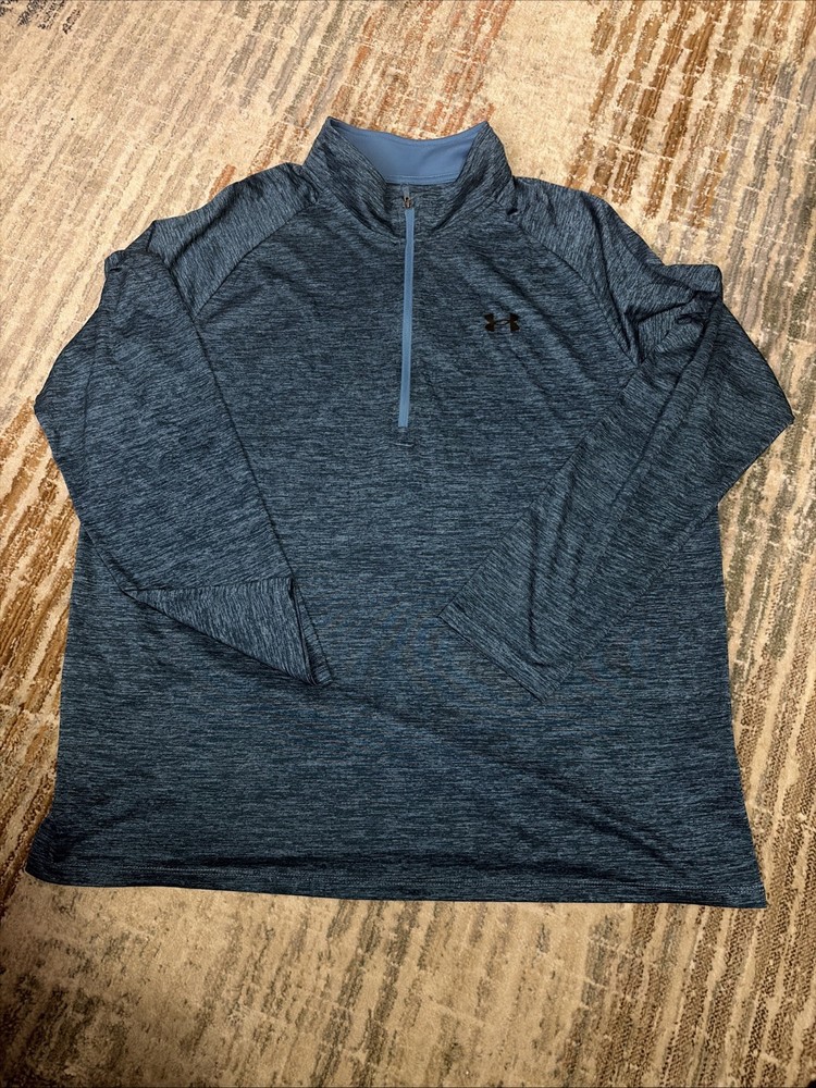 Under Armour Men’s Size XXL XX-Large Tech 2.0 Pull-Over Blue