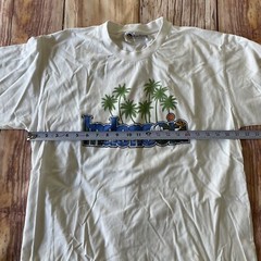 VTG 90s Tshirt Mens Large Indonesia Graphic Tee White Y2K Grunge Retro