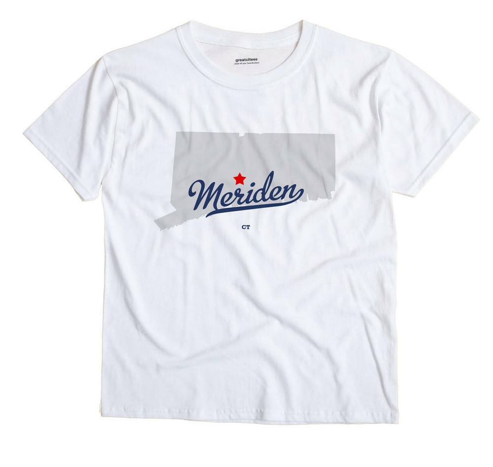 Meriden Connecticut CT Conn T-Shirt MAP