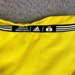 Adidas Shirt Mens Medium Yellow Climacool Sportswear Outdoor Athletic logo