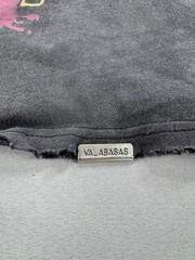 Valabasas Vintage T-Shirt Mens 2XL Black Faded Look Shirt 7th Annual Racing