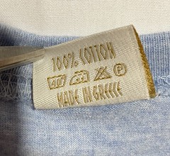 Athens Greece Parthenon T-shirt Men’s Xl Blue Heather Light Weight 100% Cotton