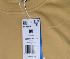 NEW MENS ADIDAS ORIGINALS ESSENTIALS TREFOIL TEE SHIRT~ SIZE MEDIUM #IR9695
