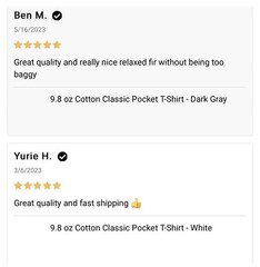 Men’s 100% Cotton Bronson Non Stock Mfg. Co. Classic Pocket T-Shirt Dark Gray L