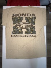 Honda Racing USA T Shirt XL Tan Beige Official Licensed Motorcycle Tee