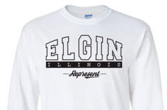 Elgin Illinois T-Shirt Long Sleeve Graphic tee