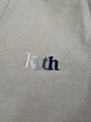 KITH Garment Dyed Paneled Tee T Shirt Light Indigo Blue Size XL SS20 Cotton
