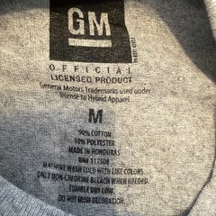 Chevrolet American Classic Graphic T Shirt Grey Men’s Size M GM Licensed