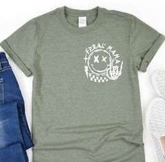 Feral Mama Shirt, Gift for mom, Mothers Day Tee, Smile Design, Skeleton Design