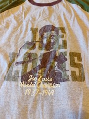 Joe Lewis Brown Bomber Shirt 2XL Everlast Long Sleeve raglan