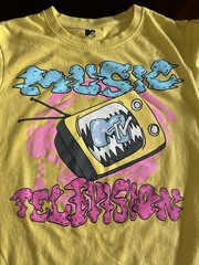 MTV Music Television Retro Logo T Shirt Size Small Music Art TV
