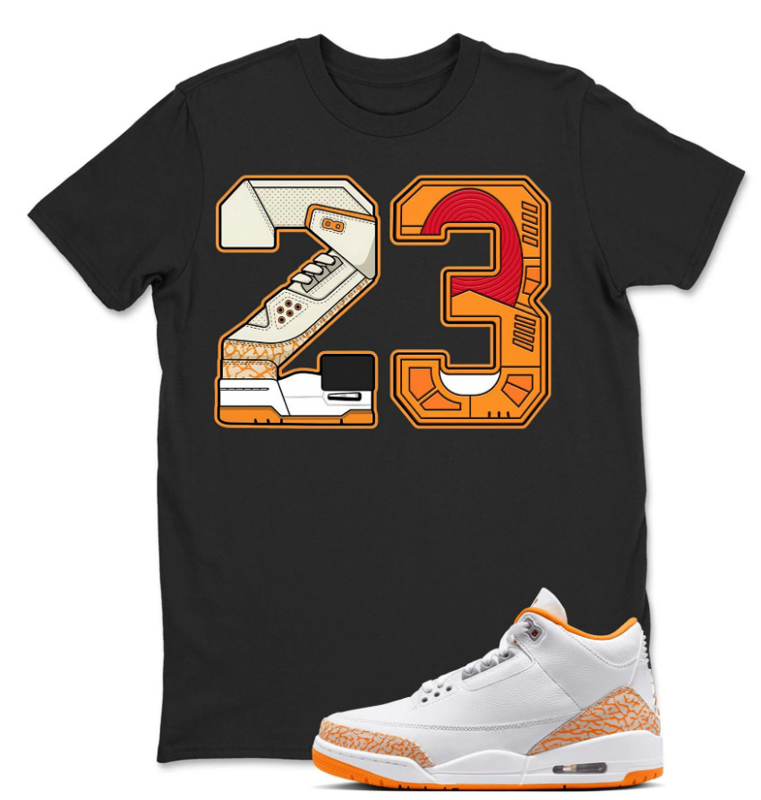 No 23 Shirts To Match 3 Orange Citrus, Unisex Graphic T-Shirt