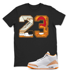 No 23 Shirts To Match 3 Orange Citrus, Unisex Graphic T-Shirt