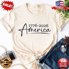 250 Years American Anniversary T-Shirt, 4th of July 1776 2026 T-Shirt | S to 5XL