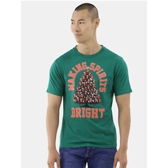 Holiday Time Men’s Christmas Holiday Graphic Shirt XL