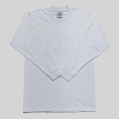 Pro Club Men’s Heavyweight Cotton Long Sleeve Crew Neck T-Shirt