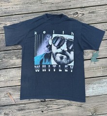 Legend Country Keith Whitley Tee Shirt Classic Black Unisex S-5XL 1J0039